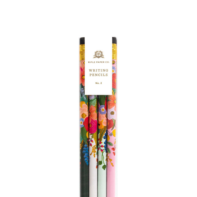 RIFLE PAPER CO - GRAPHITE PENCILS - SET OF 12 - GARDEN PARTY - Twin Flame Collections